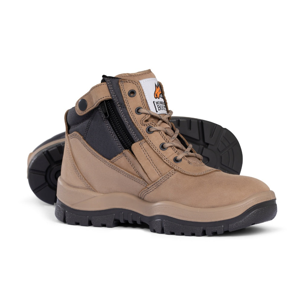 Mongrel Boots 961060 Non-Safety ZipSider Boot Stone
