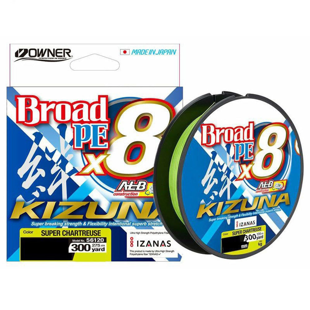 Owner Kizuna PE-X8 Line Super Chartreuse 135M