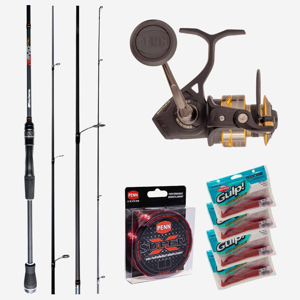 Penn Battle IV 2500 / Abu Garcia Revo MC 702L 2-4kg Whiting Combo