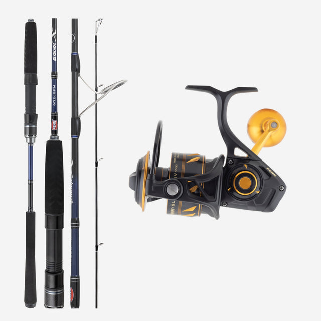 Penn Slammer IV 4500 /  Penn Retaliate X 6'0" PE 2-4 Spinning Combo