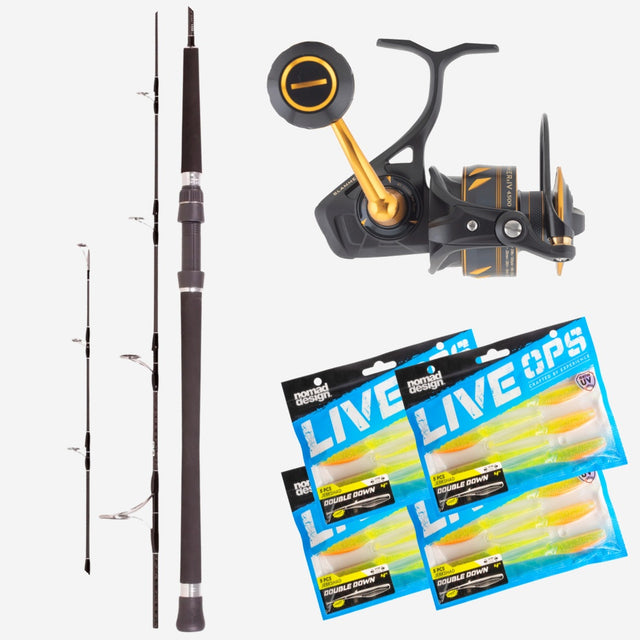 Penn Slammer IV 5500 / Crucis Elite 541M PE 3-5 Spinning Combo