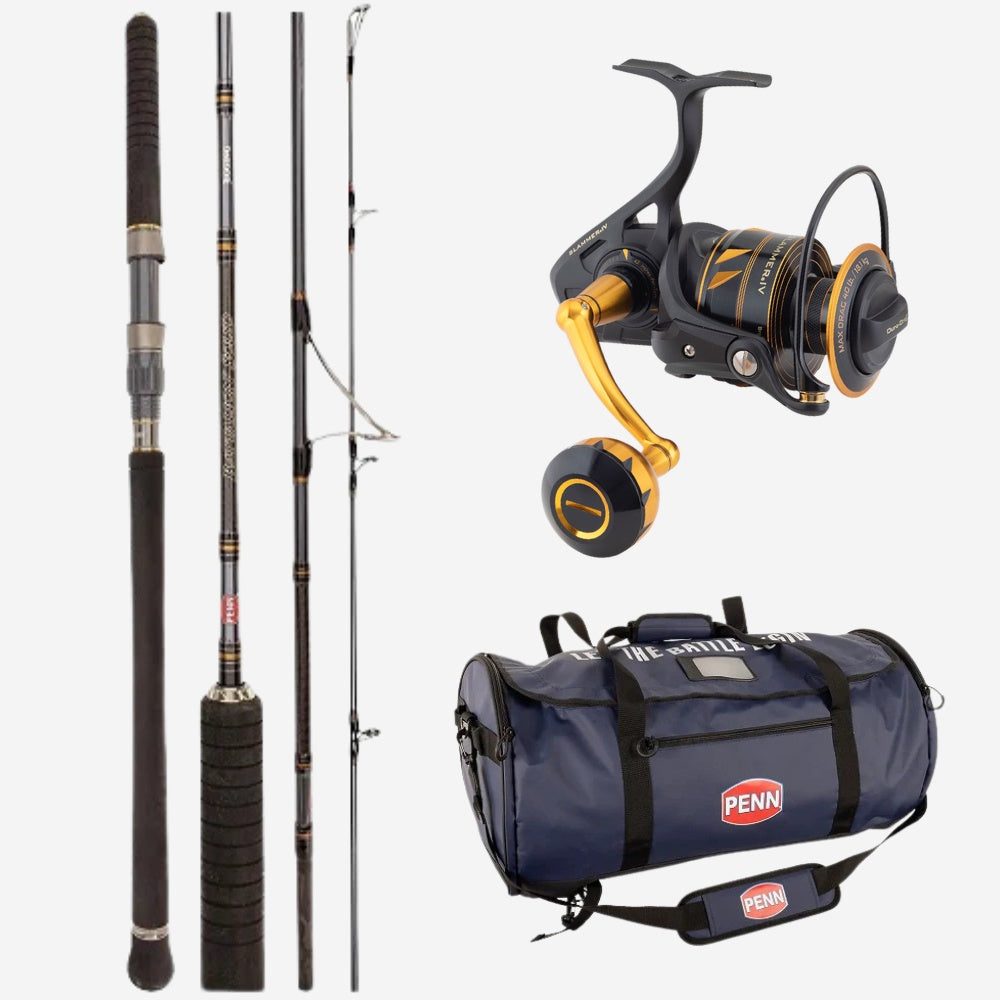 Penn Slammer IV 5500 / Penn Battalion Solid 602SPMH Spin Jig PE 3-5