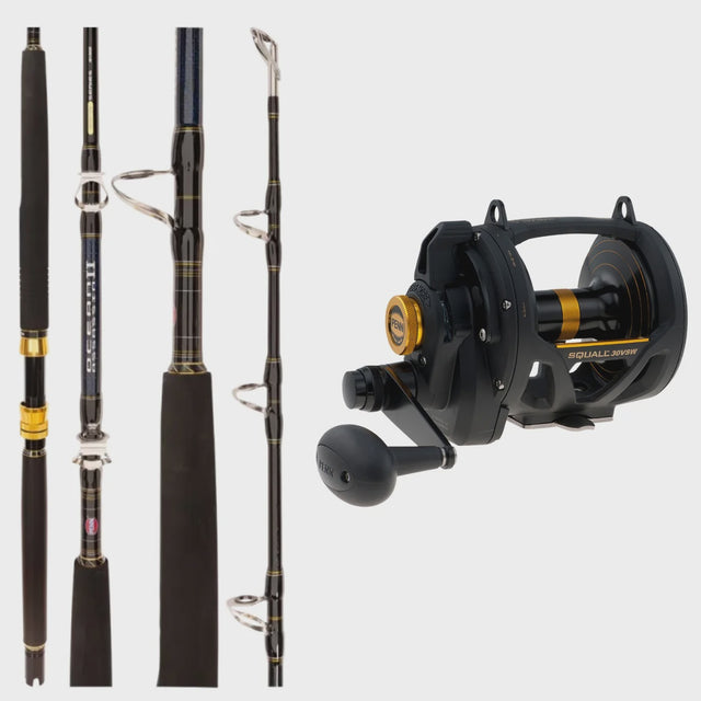 Penn Squall 30VSW II Speed / Ocean Assassin II 601MH 15kg Overhead Combo