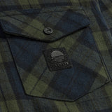 Desolve Plaidfish Shirt Navy/Green