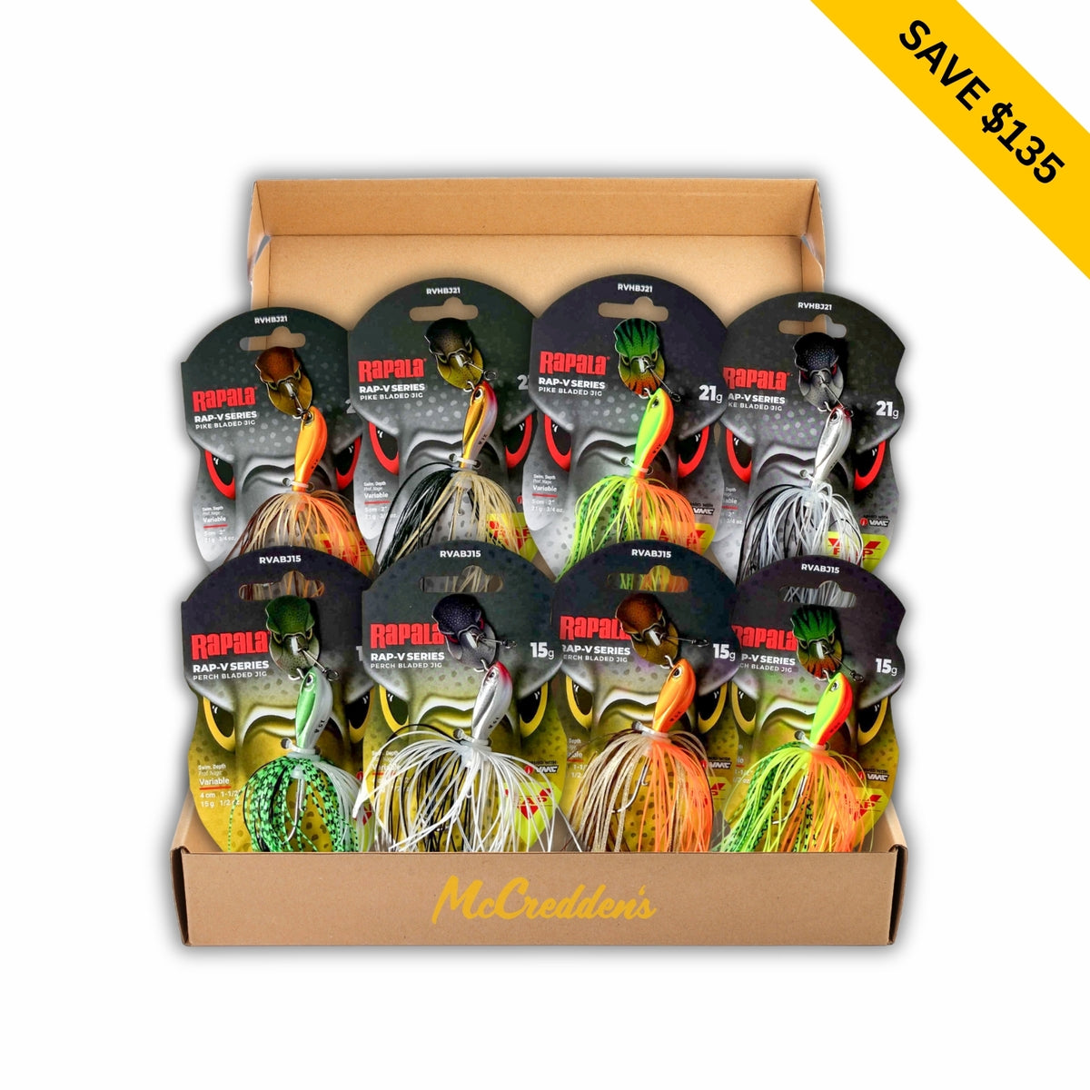 Rapala Chatterbait Bundle - 8 Pack
