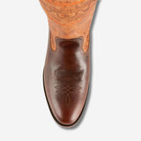 Ringers Western Davidson Mens Cuban Heel Boot - Burnt Brown