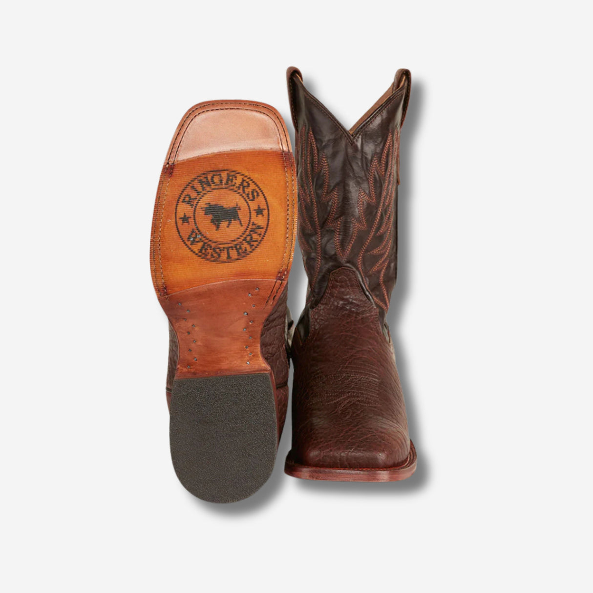 Ringers Western Longreach Mens Boot - Coffee