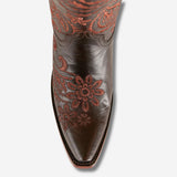 Ringers Western Olivia Womens Cuban Heel Western Boot - Coffee