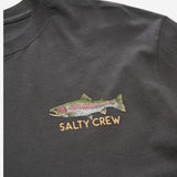 SALTY CREW Trout Mount Premium SS Tee Shirt Coal