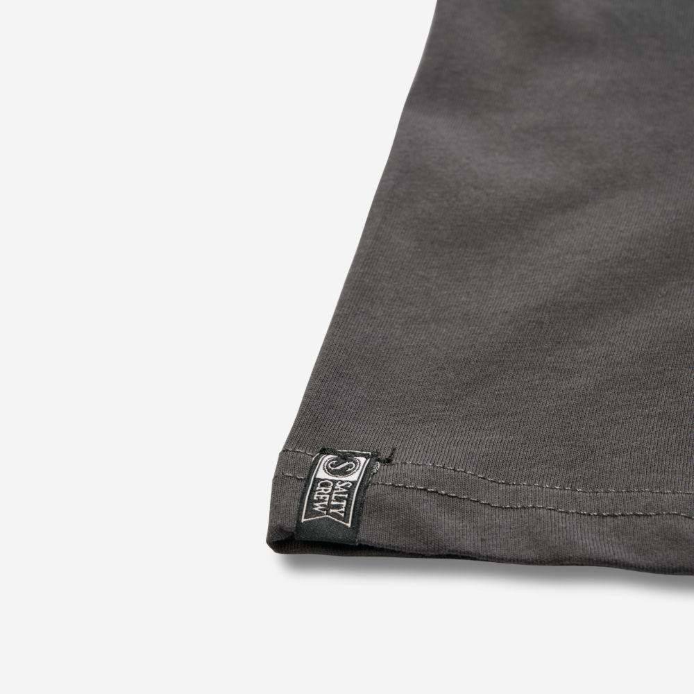 SALTY CREW Trout Mount Premium SS Tee Shirt Coal