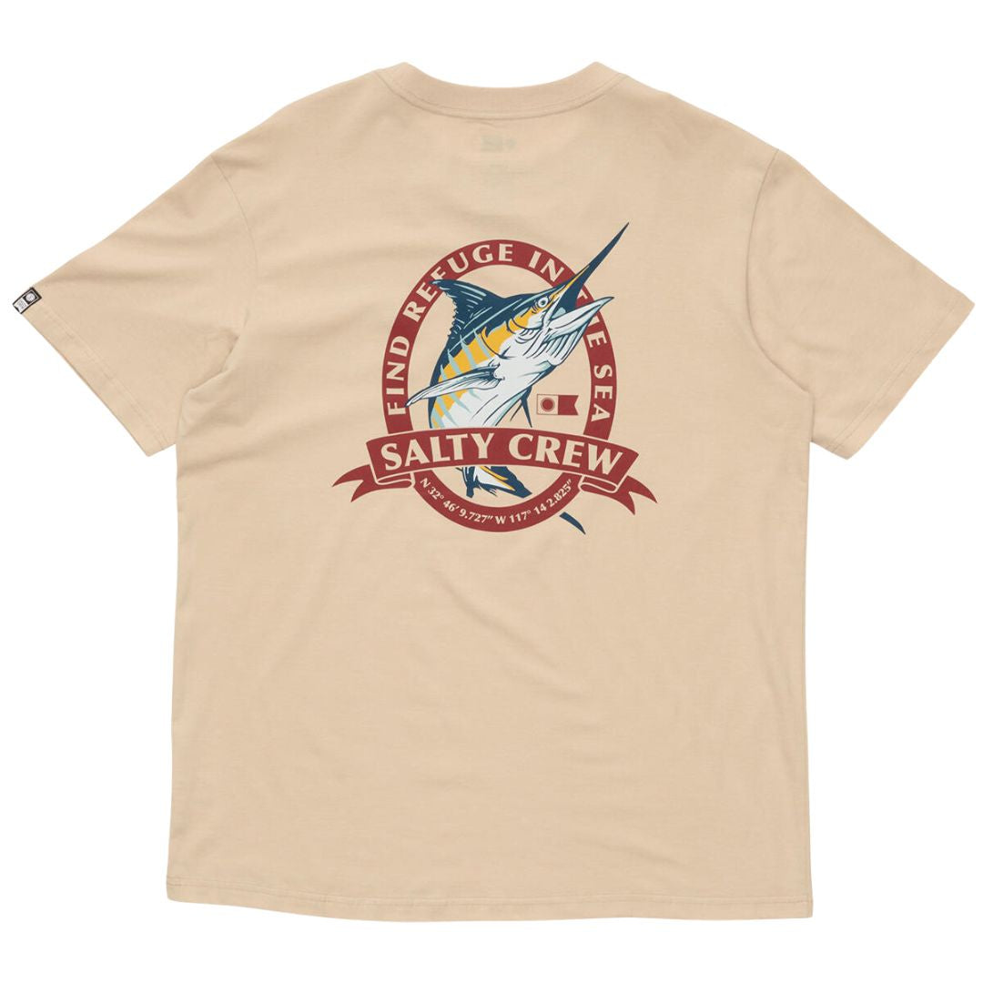 Salty Crew Bill Club Premium S/S Tee - Sand
