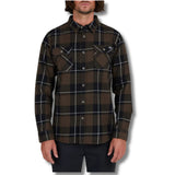 Salty Crew First Light Flannel Shirt Black/Brown