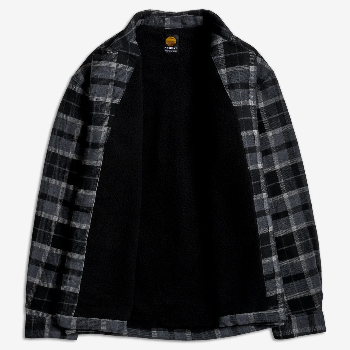 Desolve Sawyer Shacket Black/Charcoal