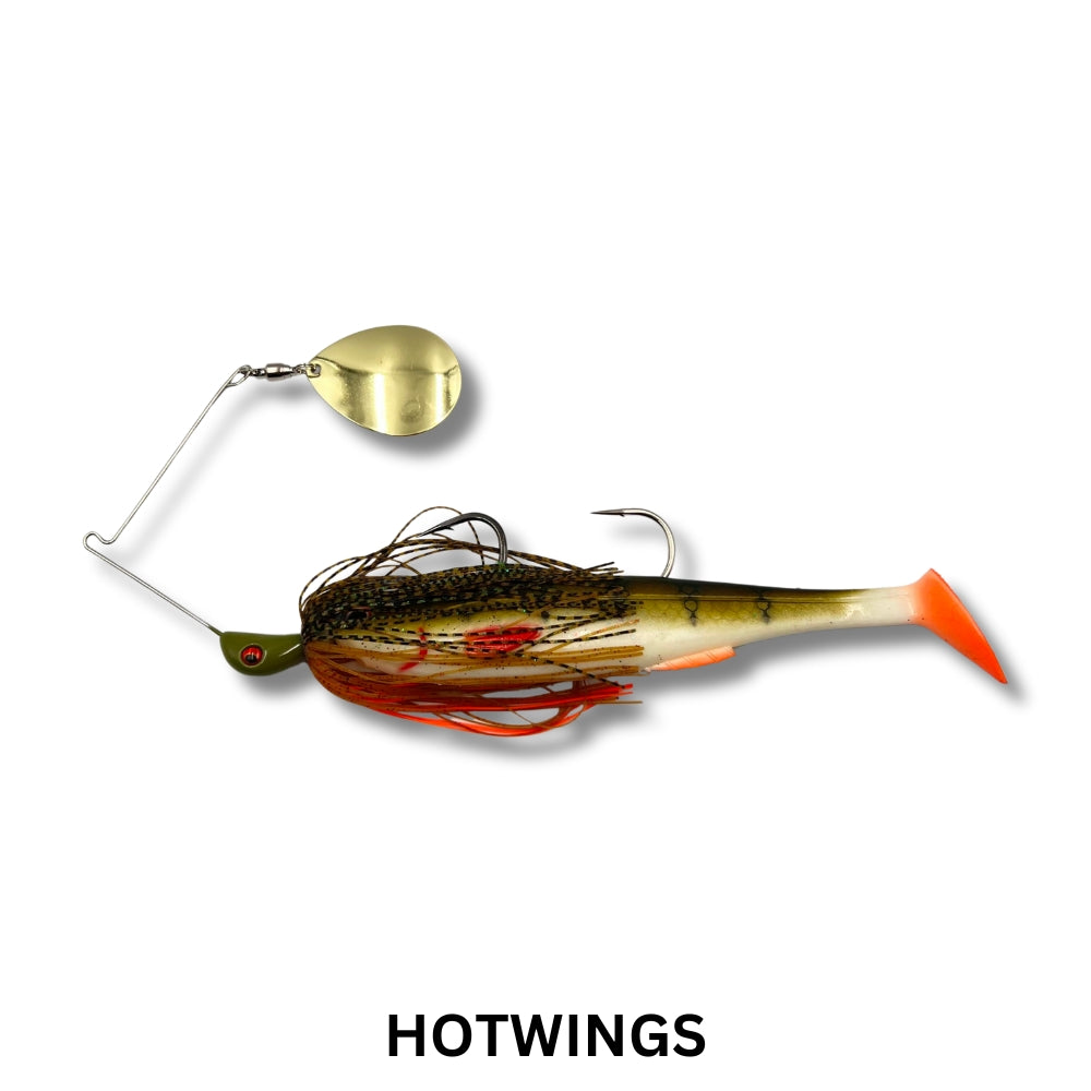 Spinwright Lures Beast Series - 1oz Single Colorado / 7" Irukandji Spinnerbait