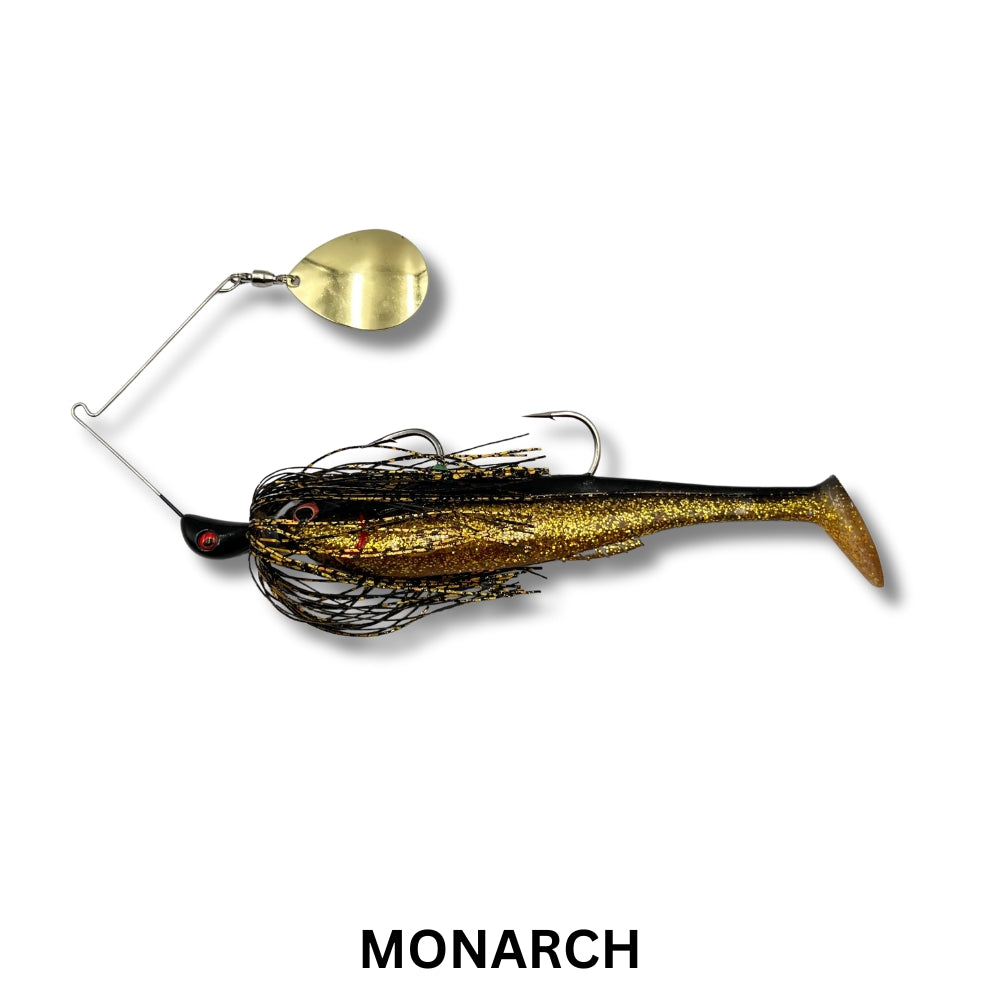 Spinwright Lures Beast Series - 1oz Single Colorado / 7" Irukandji Spinnerbait