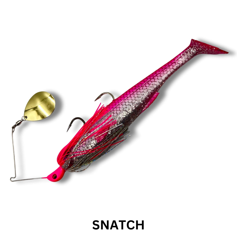 Spinwright Lures Beast Series - 1oz Single Colorado / 9" Irukandji Spinnerbait