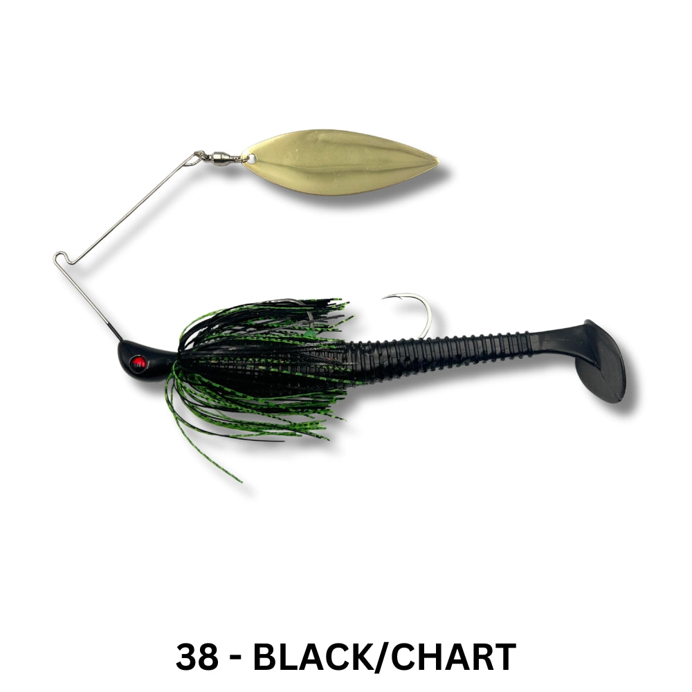 Spinwright 1oz Single Willow Rigged Spinnerbait