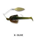 Spinwright 1oz Single Willow Rigged Spinnerbait