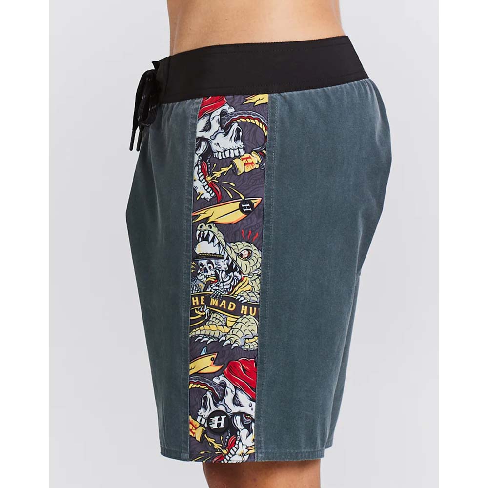 LOOSE IN PARADISE  BOARDSHORT 18" - CHARCOAL