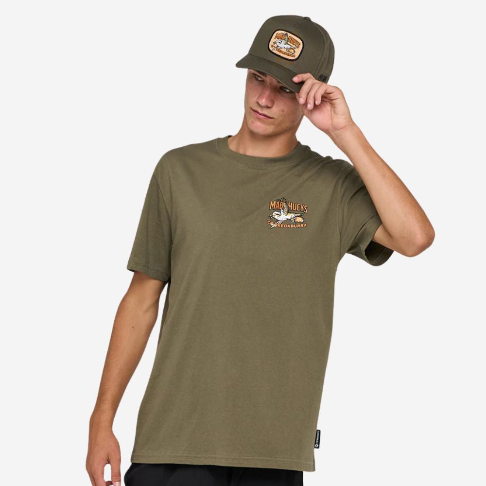 The Mad Hueys Cookedaburra Trio | SS Tee - Olive