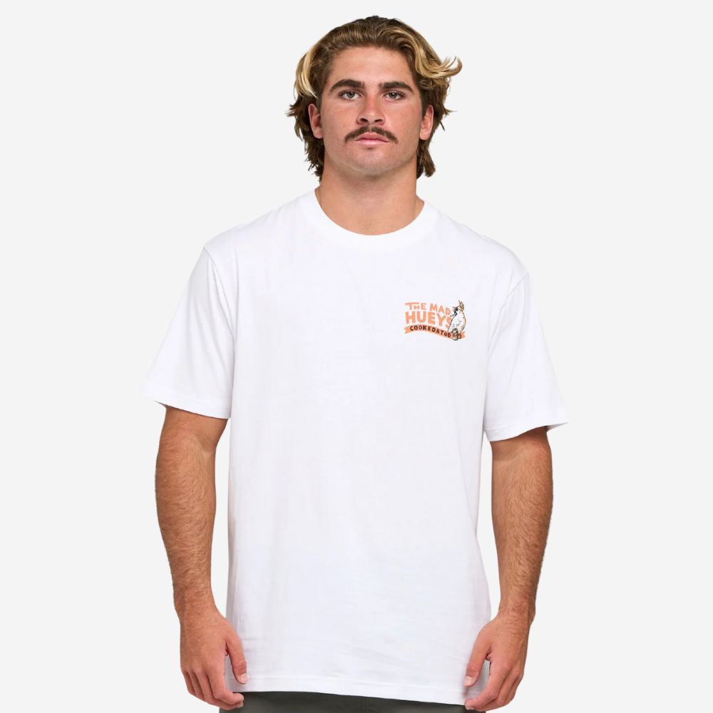 The Mad Hueys Cookedatoo Ahoy | SS Tee - White