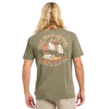 The Mad Hueys Cookedatoo Trio Short Sleeve Tee Olive