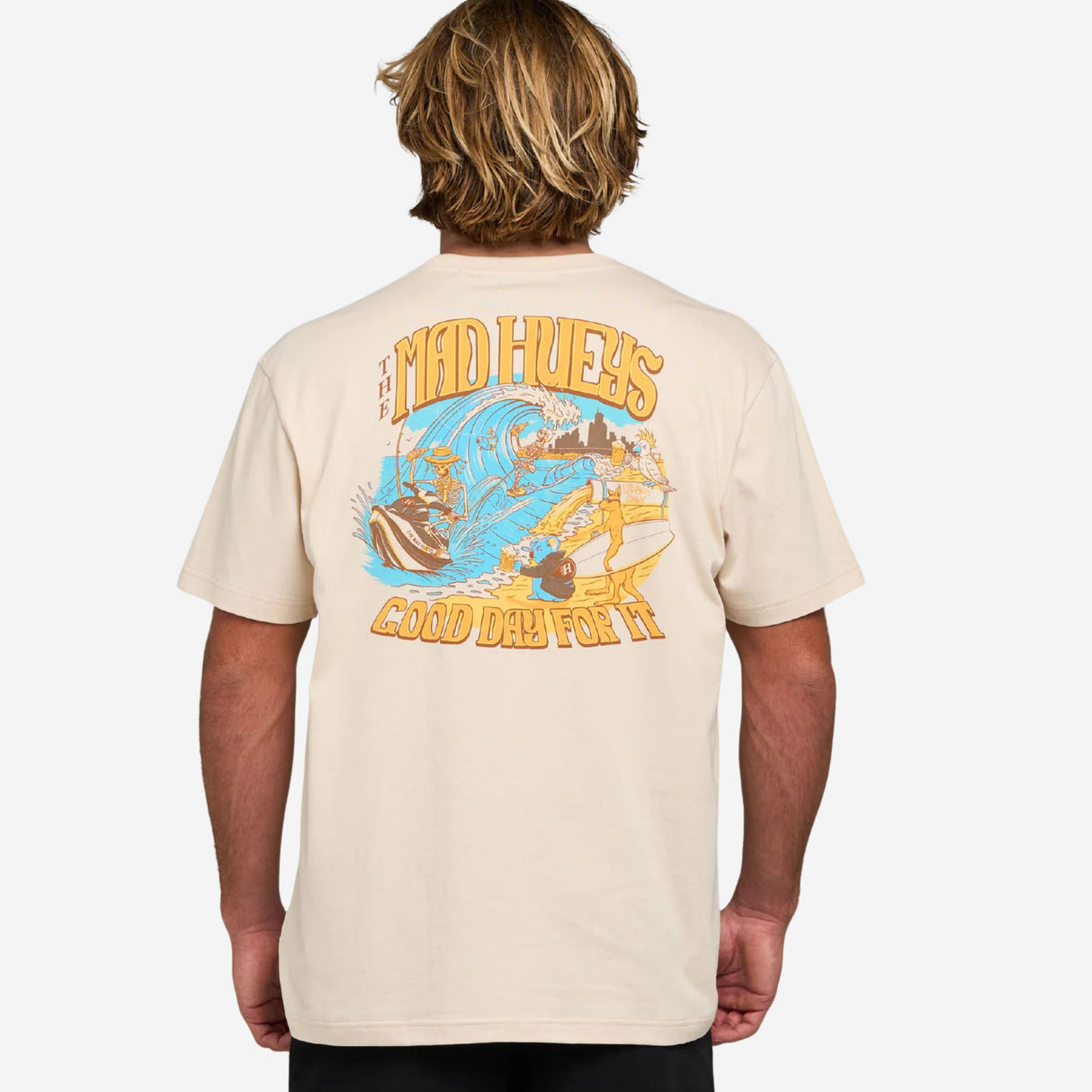 The Mad Hueys Good Days | SS Tee - Cement