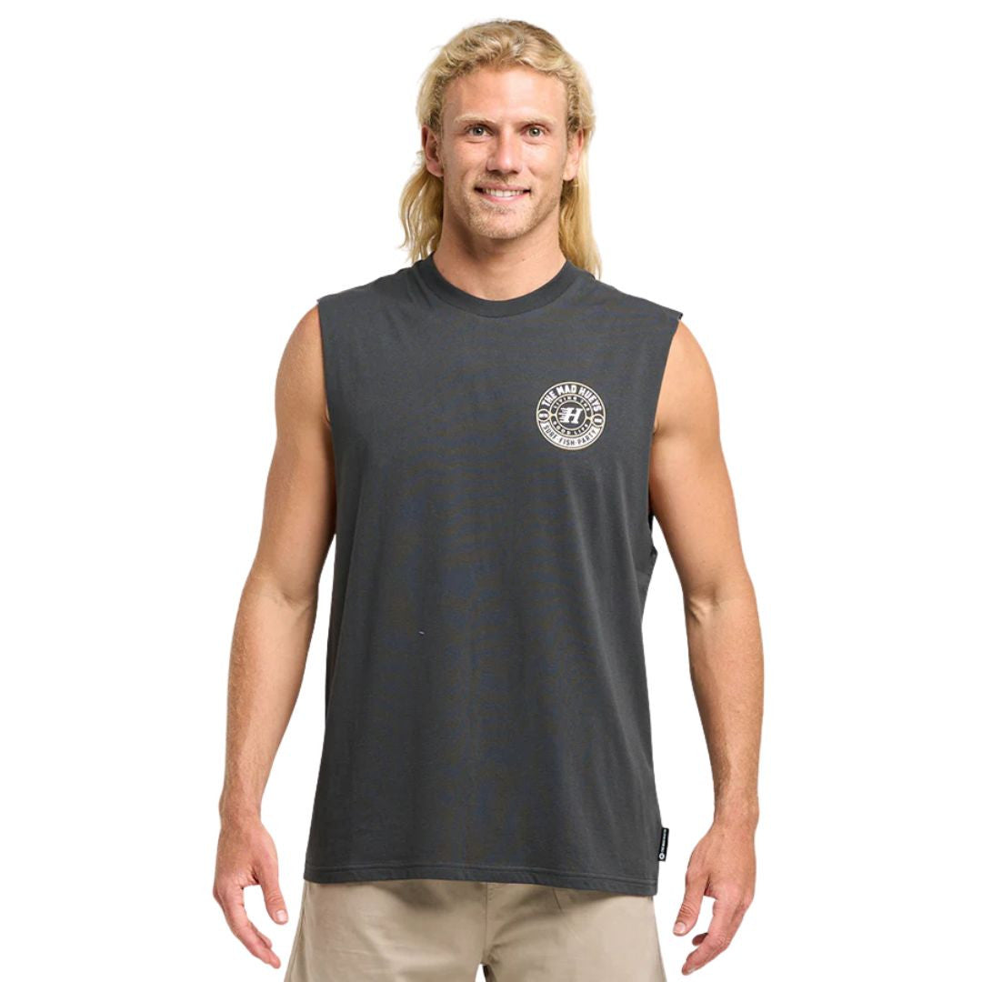The Mad Hueys Good Life Muscle Tank Vintage Black