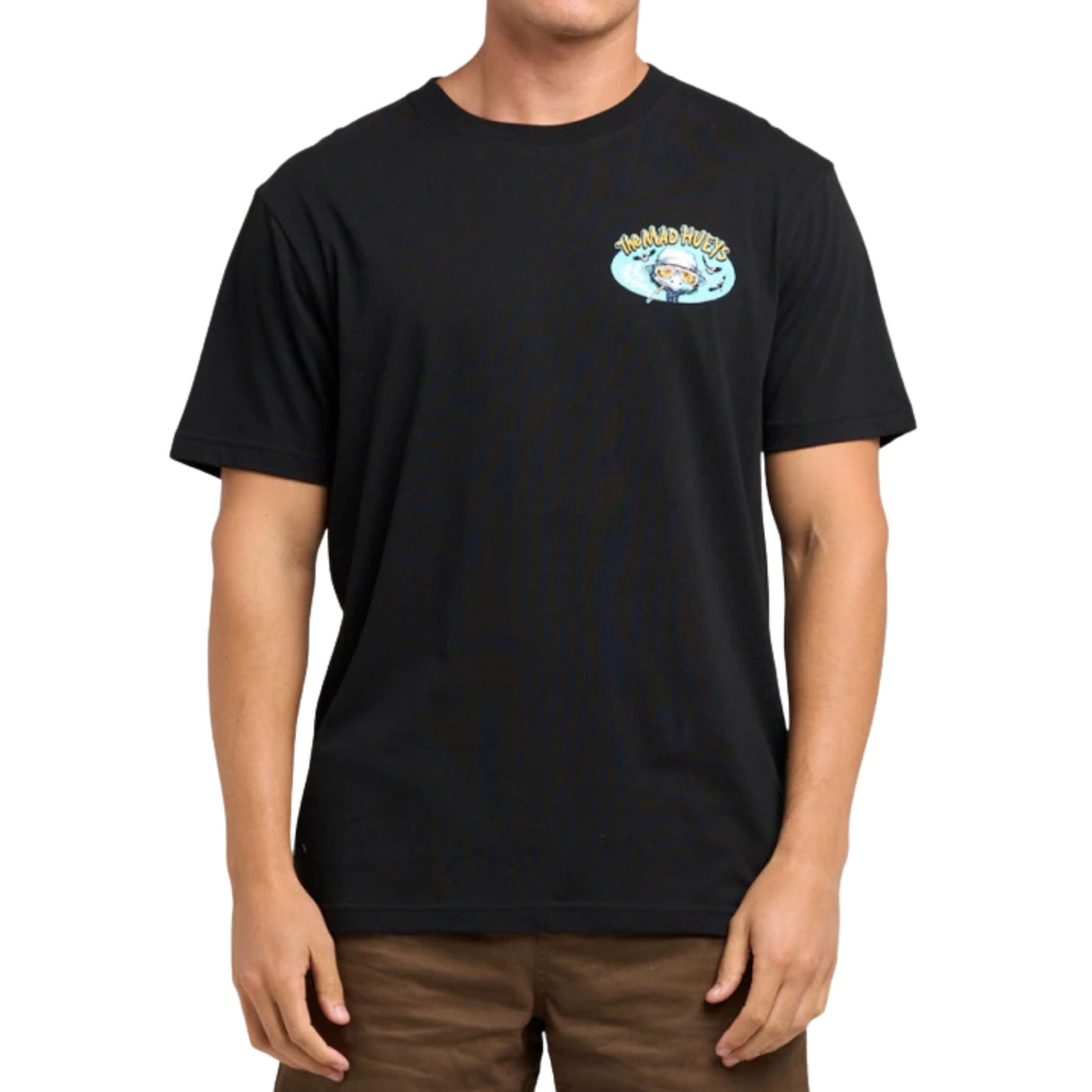 The Mad Hueys Beer and Foaming | SS Tee - Black