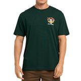 The Mad Hueys Liquid Confidence| SS Tee - Pine Green