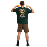The Mad Hueys Liquid Confidence| SS Tee - Pine Green
