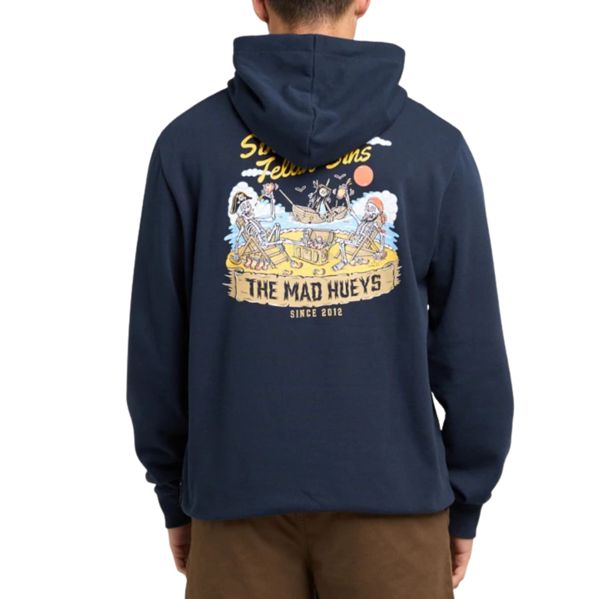 The Mad Hueys Sinkin Tins | Hooded Pullover - Navy