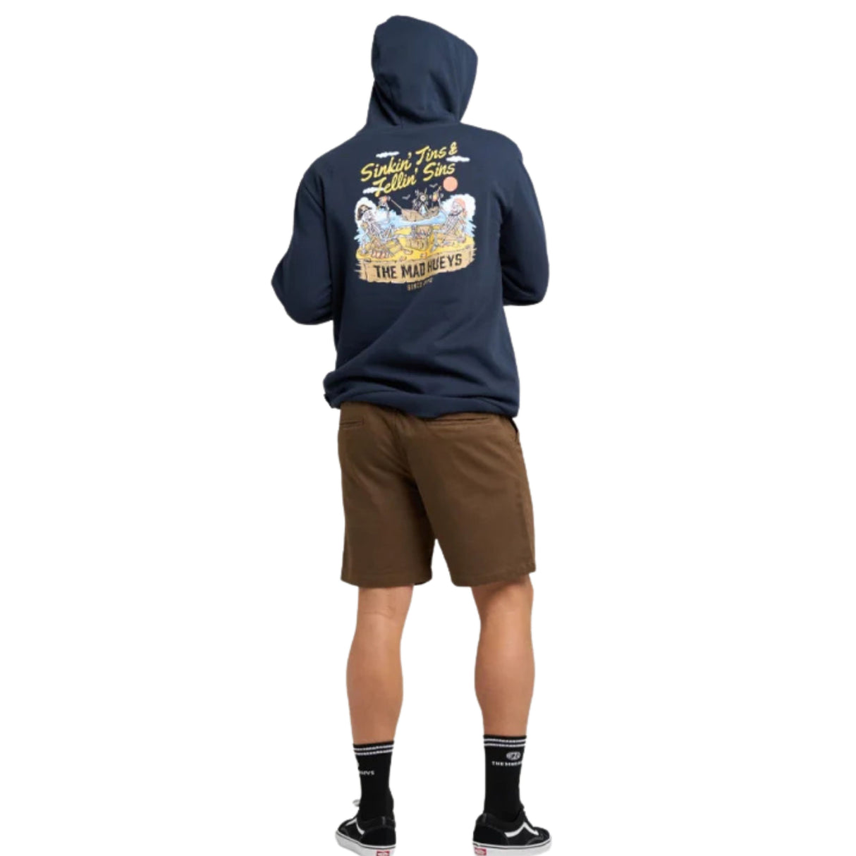 The Mad Hueys Sinkin Tins | Hooded Pullover - Navy