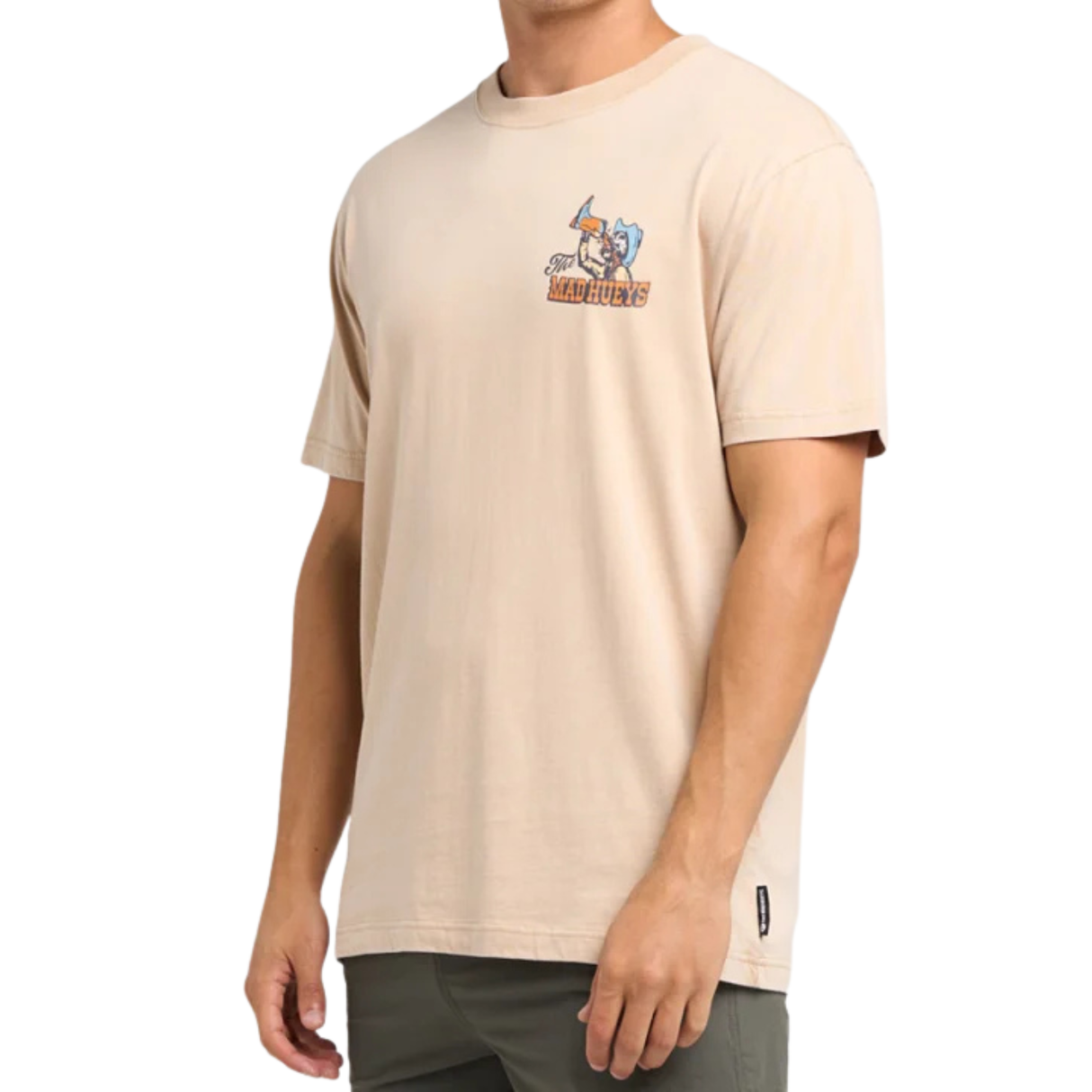 The Mad Hueys Sippy Ki-Yay | SS Tee - Washed Latte
