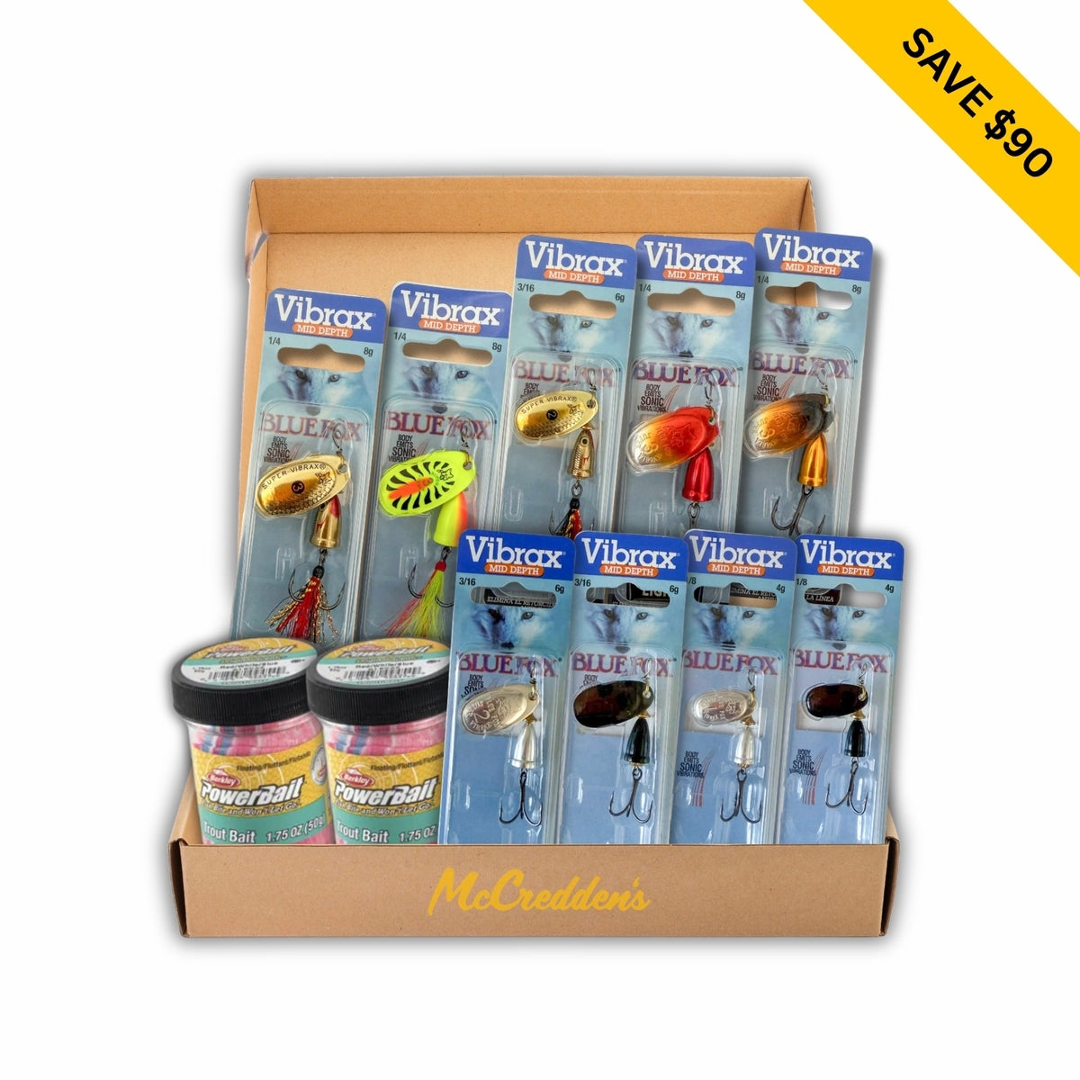 Blue Fox Spinners Bundle - 9 Pack