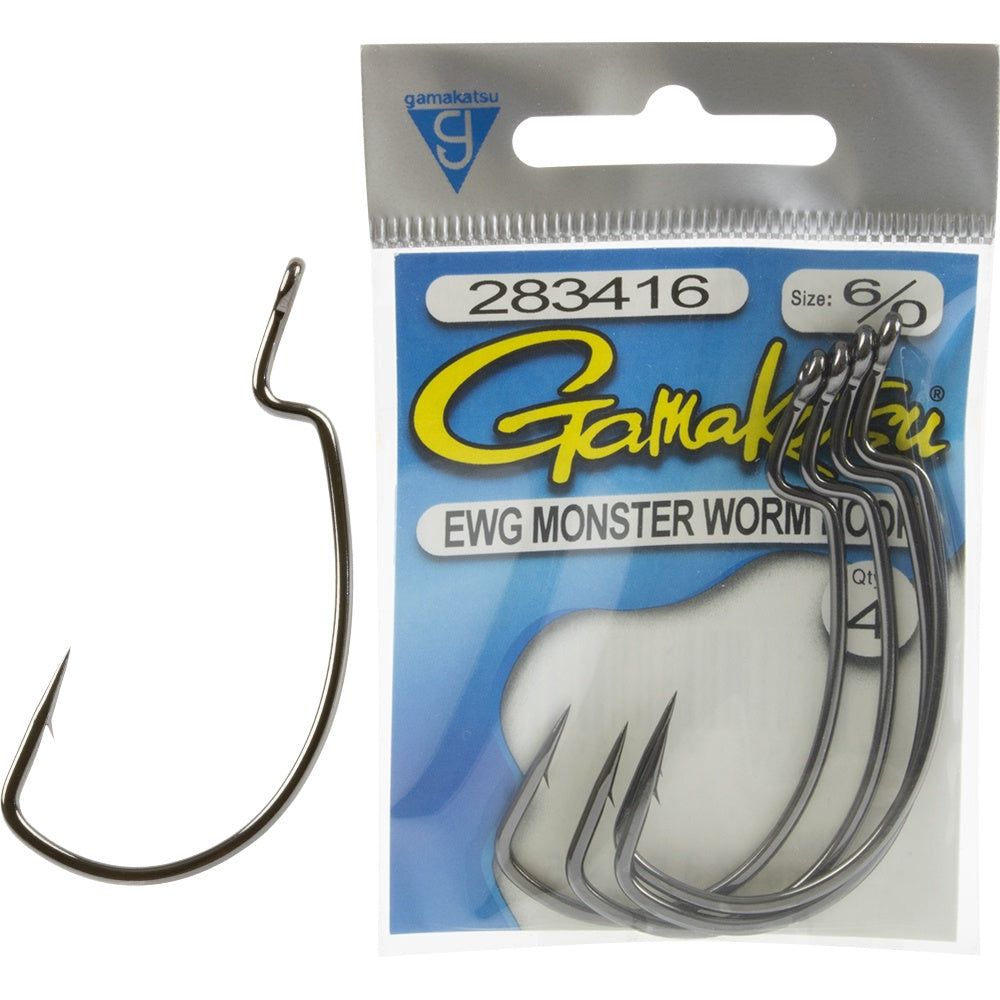Gamakatsu Worm 323 Monster Hook Pre Pack