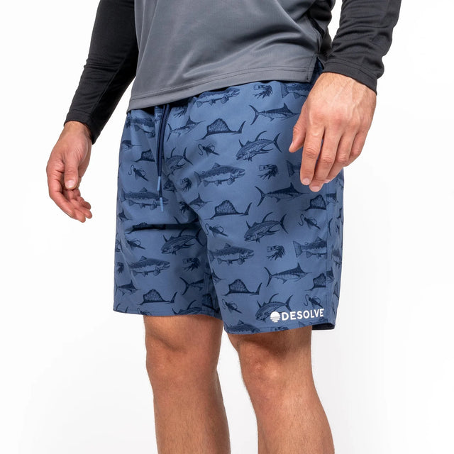 DESOLVE Untouched Harbour Shorts Shift Blue